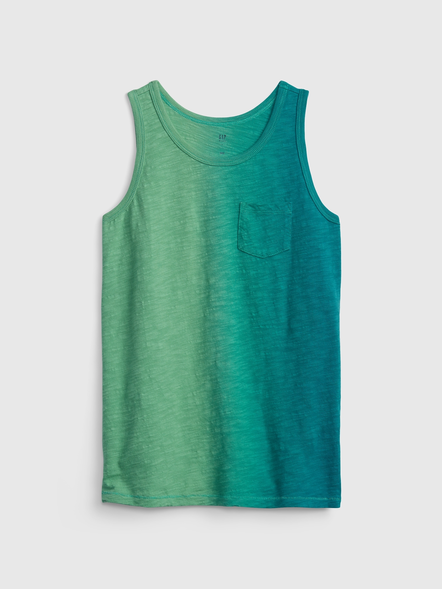 Kids Organic Cotton Pocket Tank Top Gap