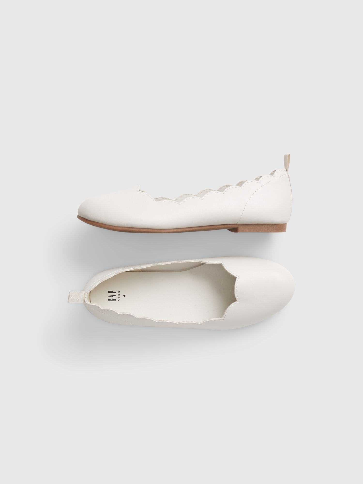 Kids Scallop Ballet Slipper