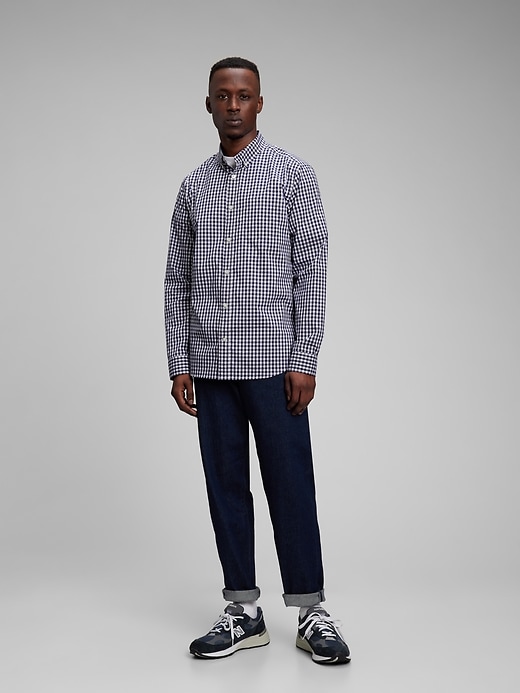 Image number 1 showing, All-Day Poplin Shirt in Standard Fit