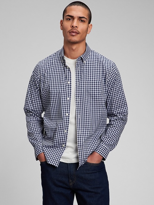 Gap men's on sale untucked shirts