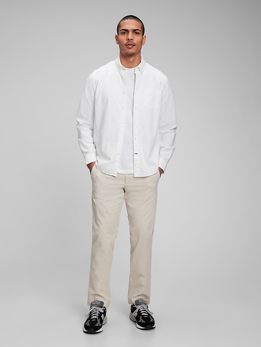 Modern Khakis in Straight Fit with GapFlex | Gap