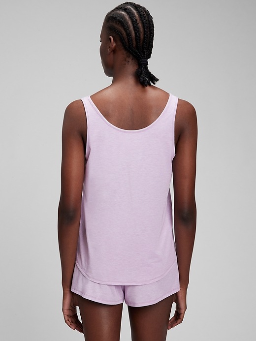 2 of 8 showing, with the color purple lavender of product Breathe Support Tank Top
