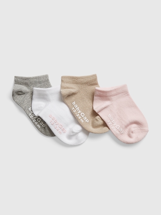 View large product image 1 of 1. Toddler No Show Socks (4-Pack)