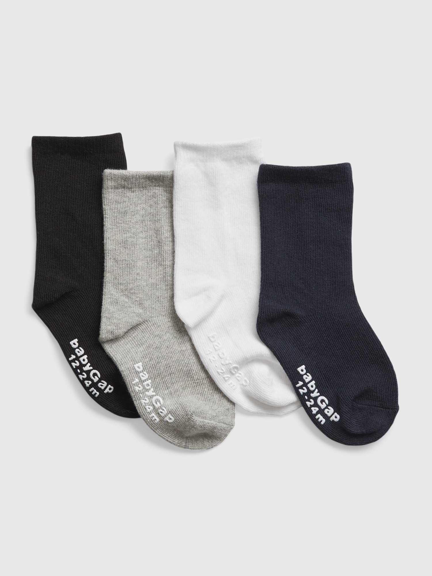 Gap Babies' Toddler Crew Socks (4-pack) In Multi