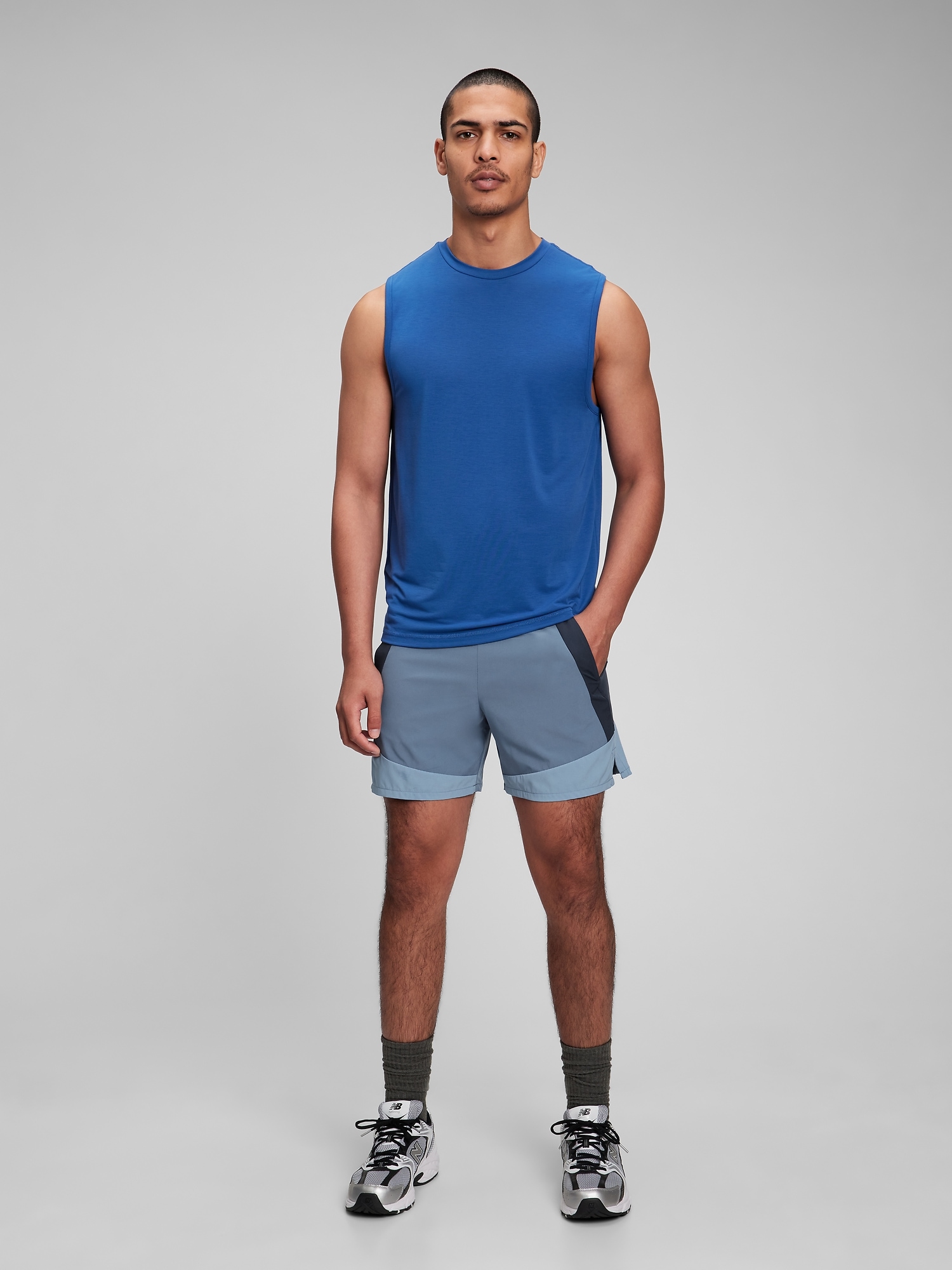 GapFit Colorblock Running Shorts