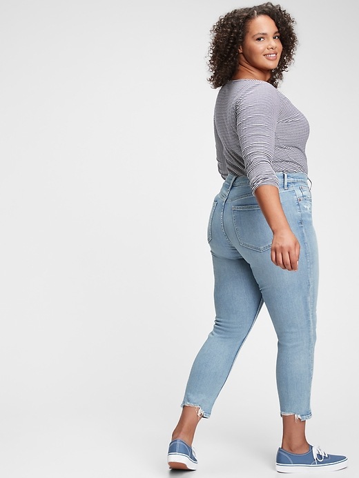 Image number 5 showing, High Rise Vintage Slim Jeans with Washwell