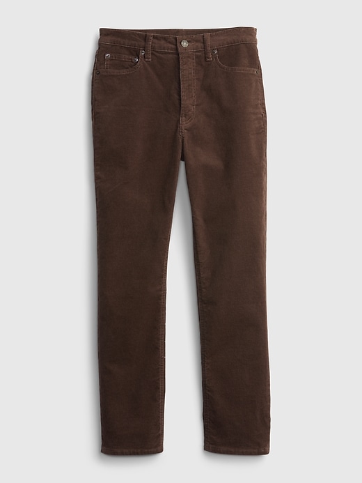 Image number 6 showing, High Rise Vintage Slim Cords With Washwell