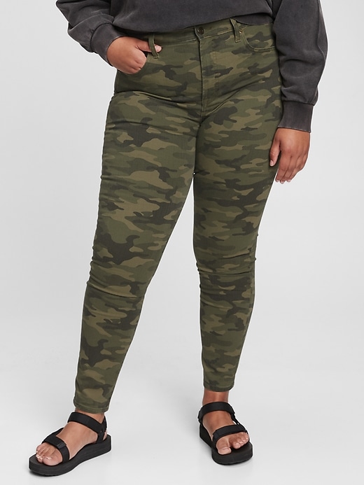 high rise true skinny jeans with washwell