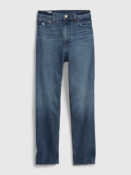 Image number 6 showing, Sky High Rise Cheeky Straight Jeans with Washwell