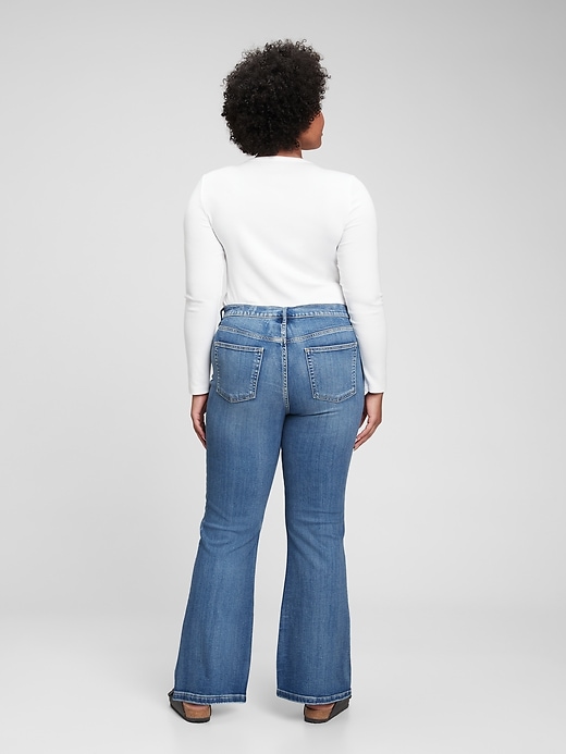 Image number 5 showing, High Rise '70s Flare Jeans with Washwell