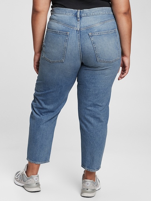 Image number 5 showing, High Rise Barrel Jeans with Washwell