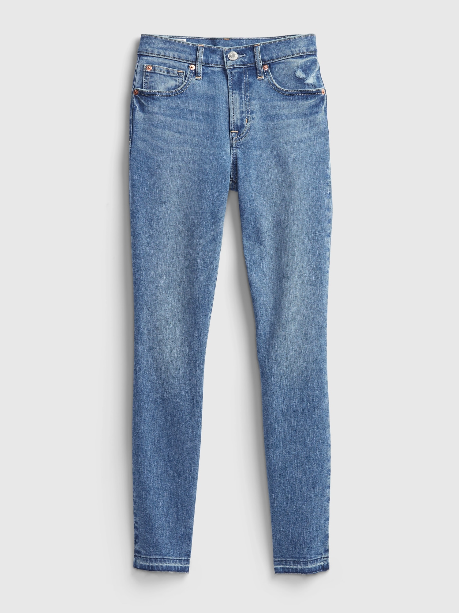 Mid Rise True Skinny Jeans with Washwell | Gap