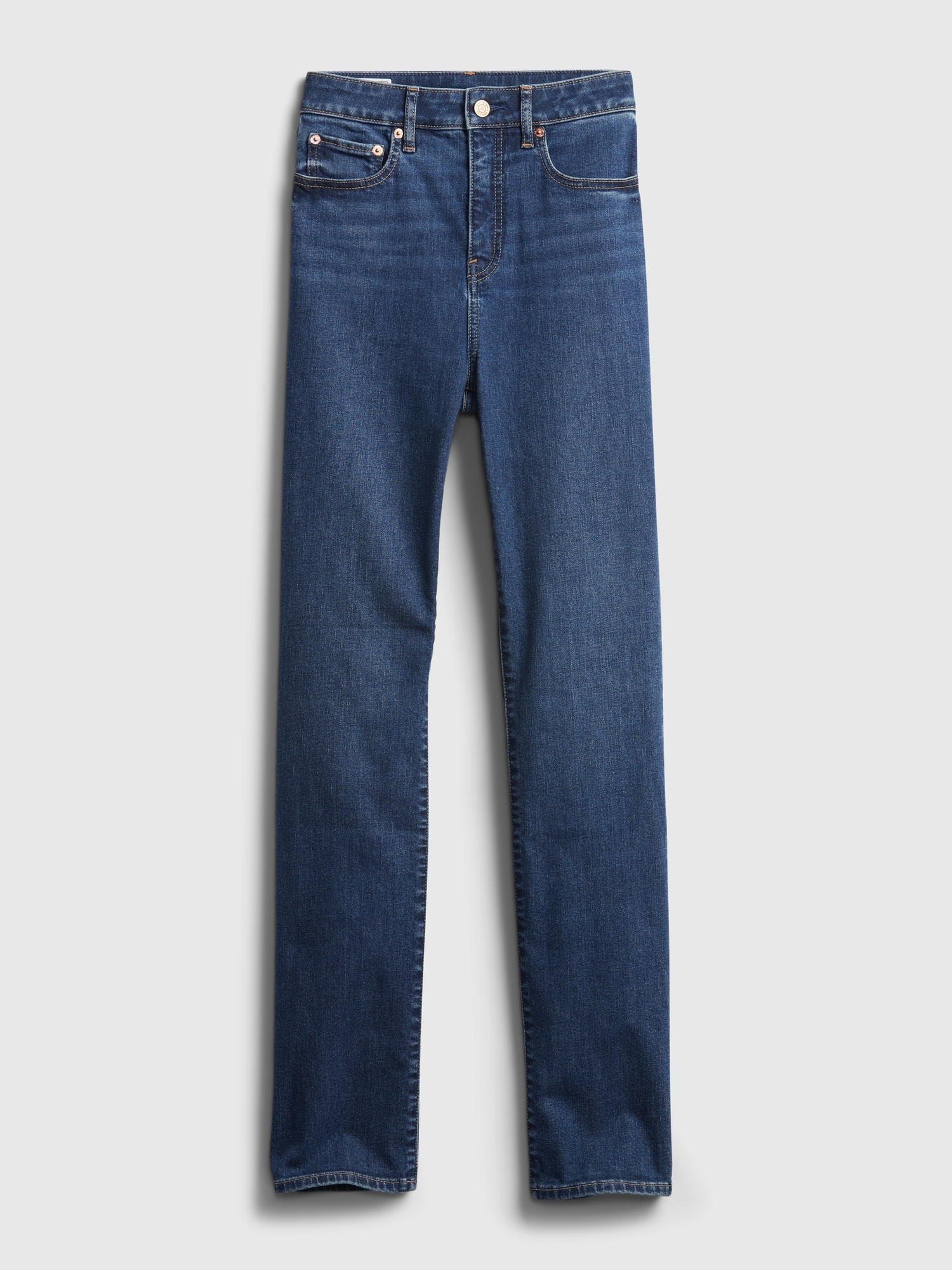 High Rise Classic Straight Jeans