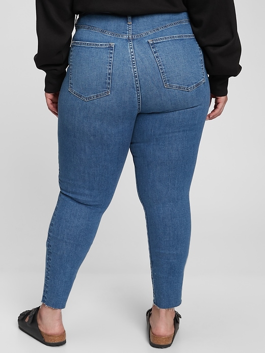 Image number 5 showing, Sky High Rise True Skinny Jeans with Washwell
