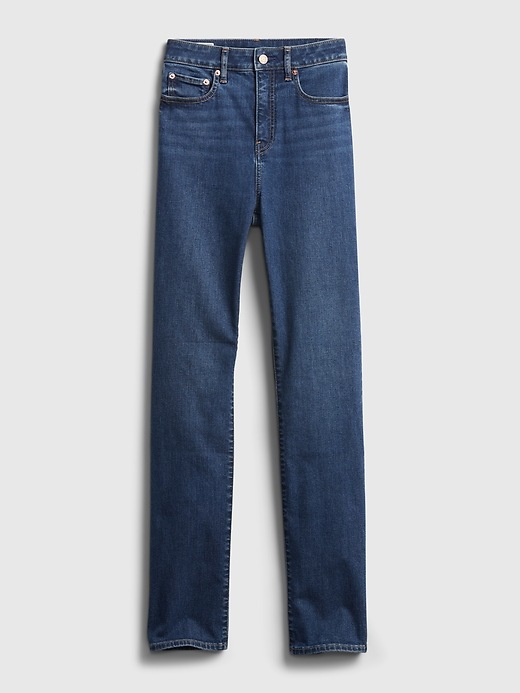 Image number 6 showing, High Rise Classic Straight Jeans with Washwell