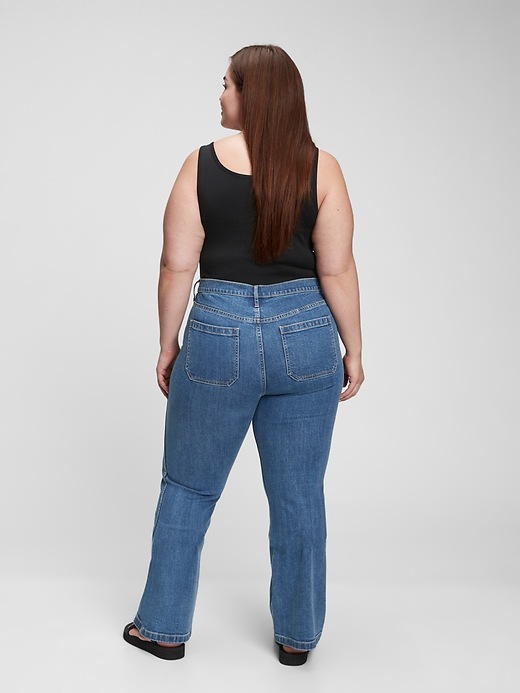 Image number 5 showing, High Rise Flare Jeans