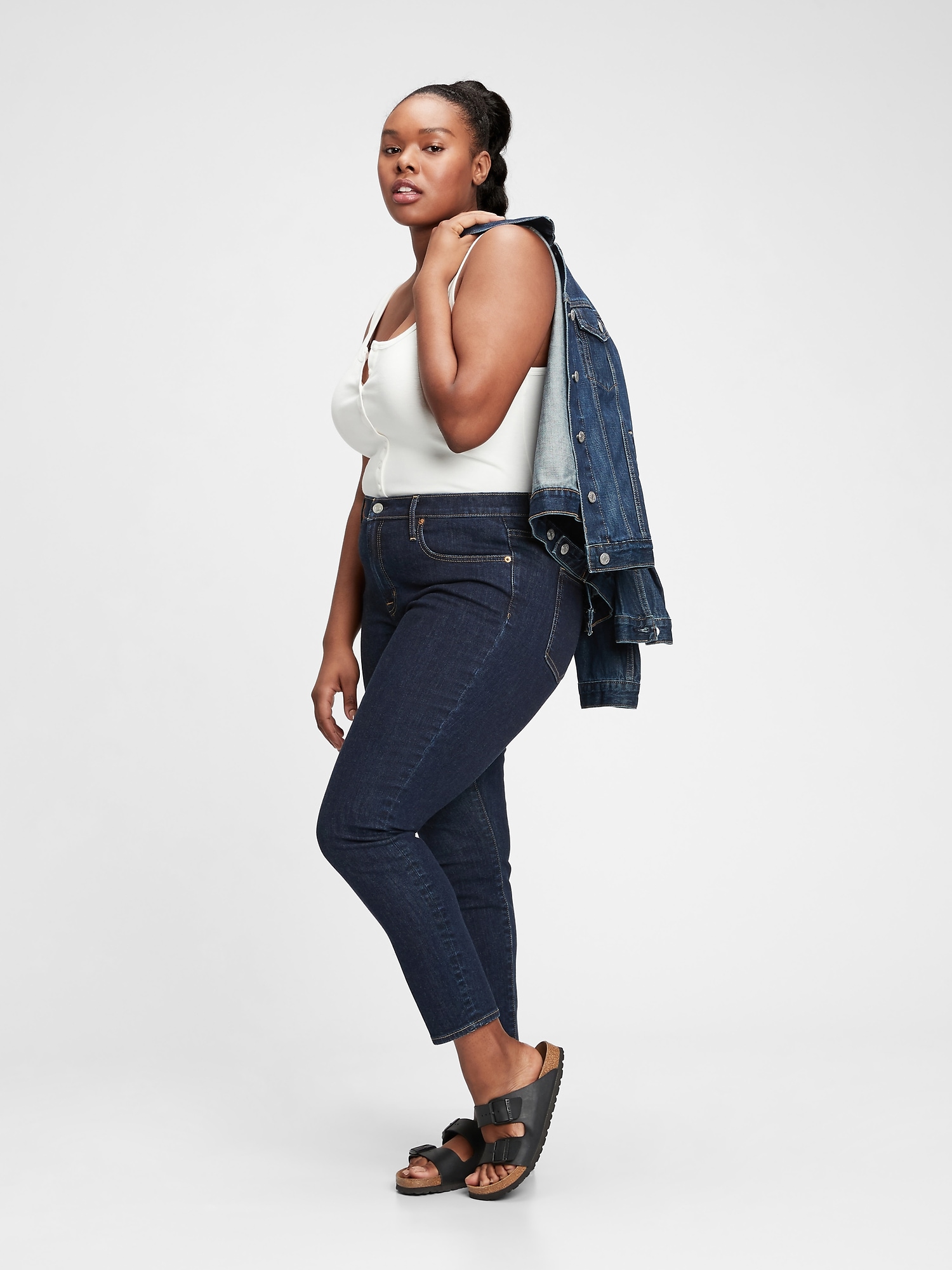 gap true skinny mid rise jeans