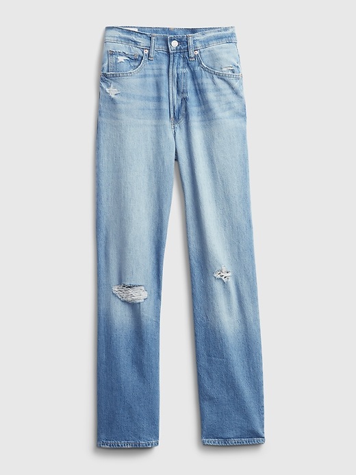 Image number 6 showing, High Rise '90s Loose Jeans in Organic Cotton with Washwell