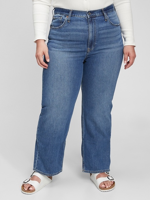 Image number 4 showing, High Rise '90s Loose Jeans in Organic Cotton with Washwell