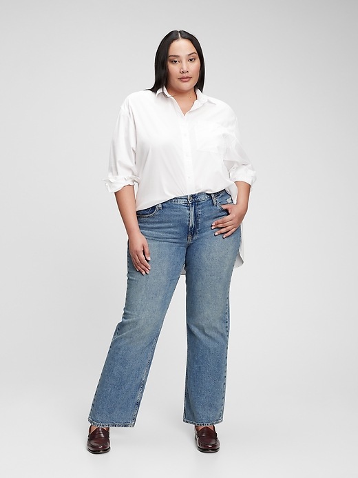 Image number 4 showing, Mid Rise '90s Loose Jeans with Washwell in Organic Cotton