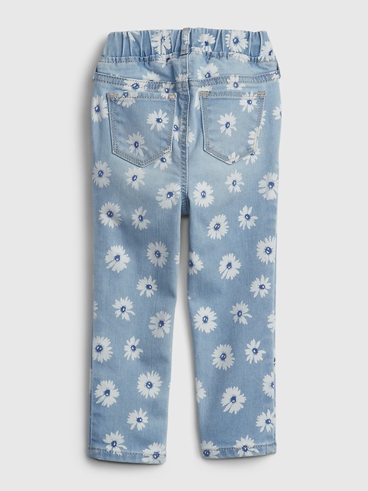 Toddler Daisy Print Jeggings with Washwell