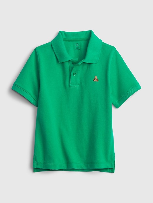 Toddler 100 Organic Cotton Pique Polo Gap