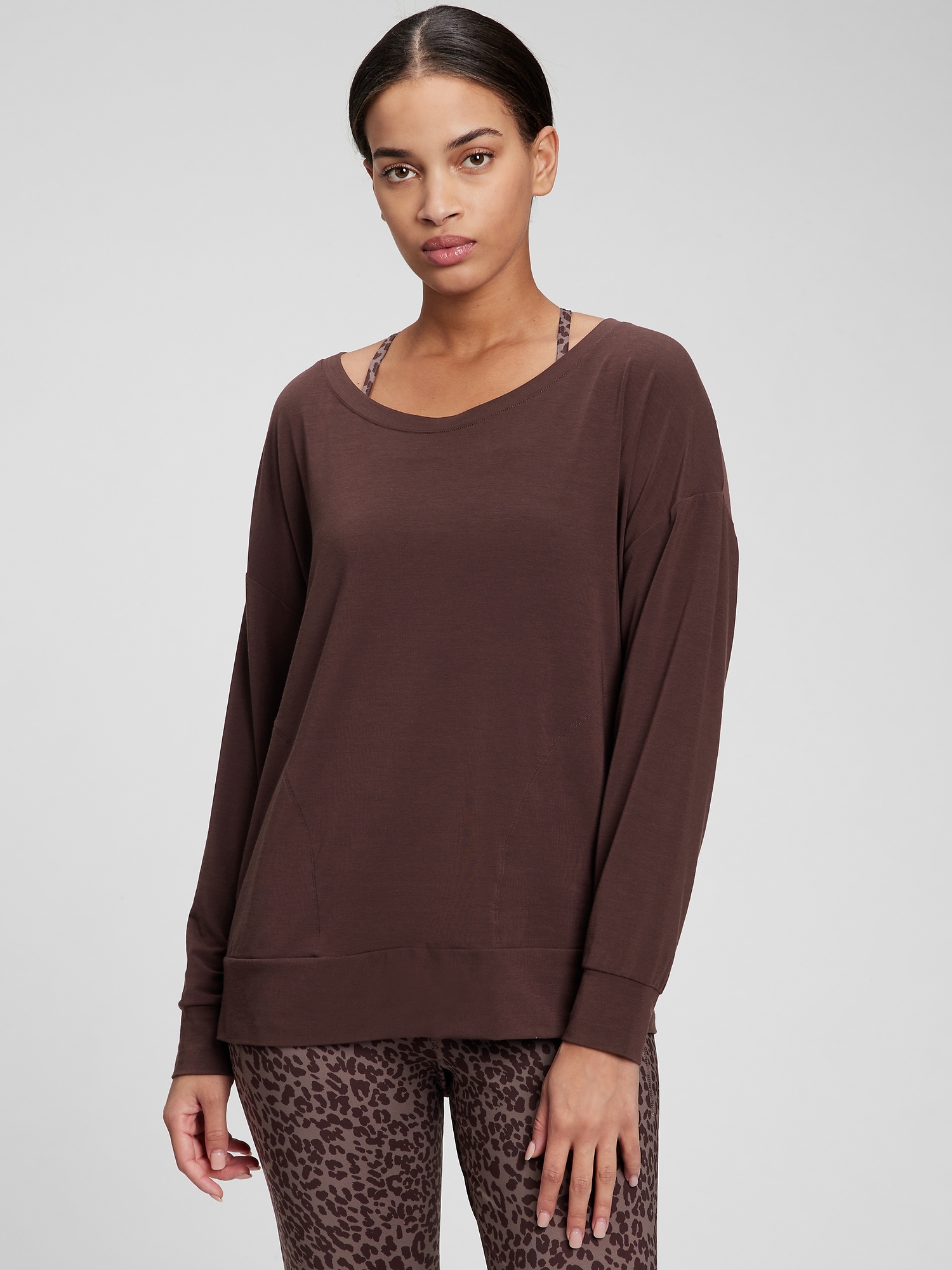 GapFit Breathe Relaxed Long Sleeve Shirt