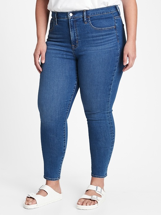 Image number 4 showing, Gen Good High Rise True Skinny Jeans with Washwell