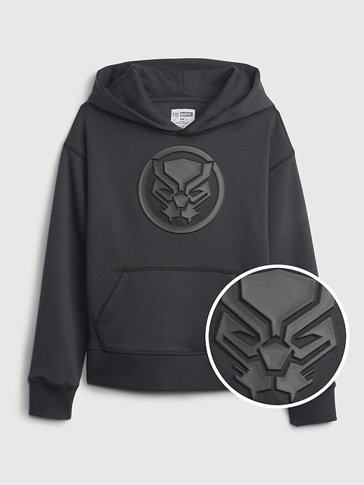 1 of 8 showing, with the color cast iron of product GapKids &#124 Marvel Vintage Soft Graphic Hoodie