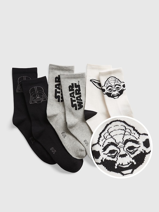 View large product image 1 of 1. GapKids &#124 Star Wars&#153 Crew Socks