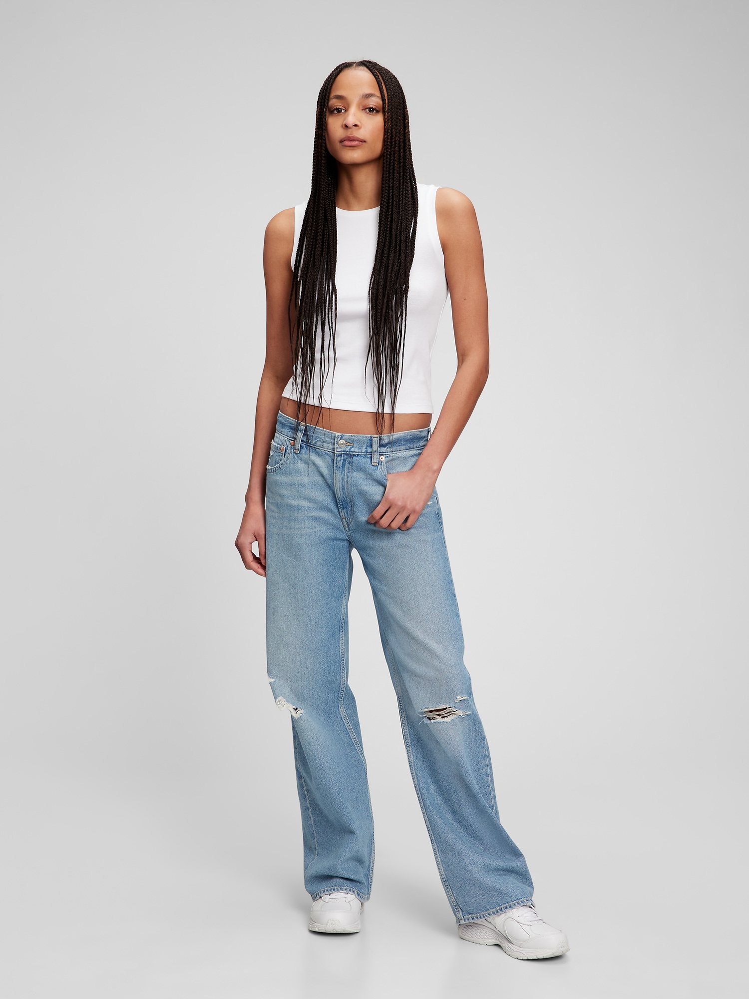 Gap Women's High Rise Wide-Leg Jeans