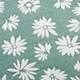 green daisy print
