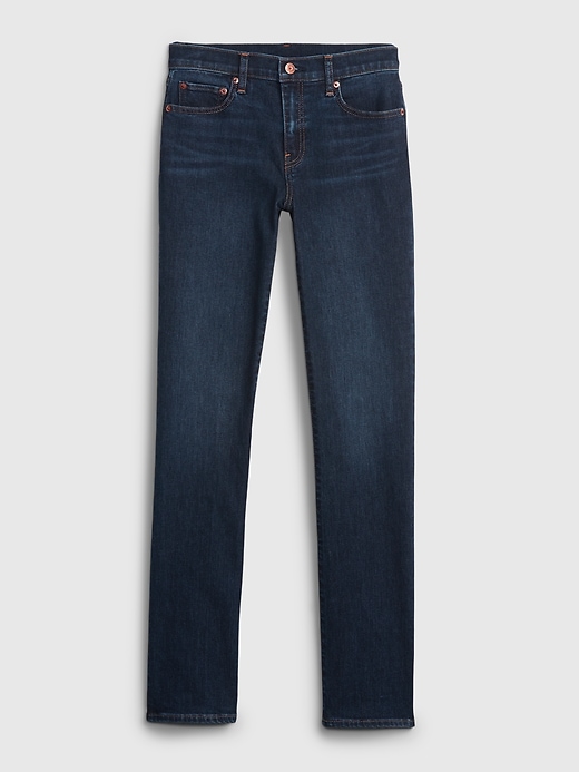 Mid Rise Classic Straight Jeans | Gap