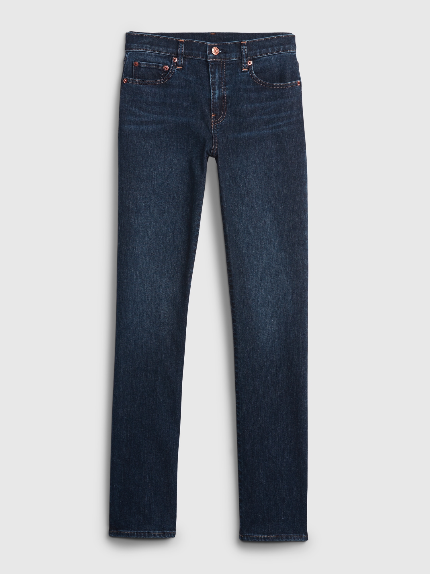 Mid Rise Classic Straight Jeans