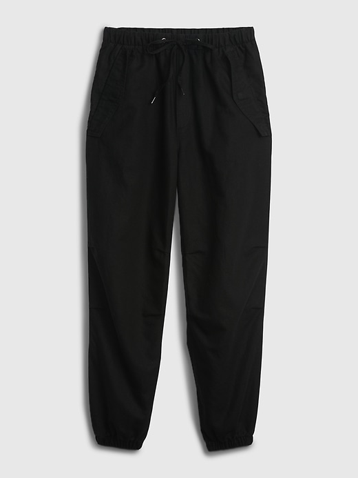 Image number 6 showing, High Rise Linen-Cotton Utility Joggers