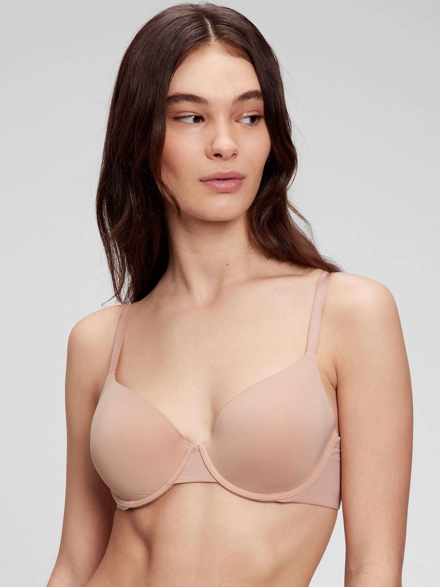 Pink Bras Underwire Bra Push Up T Shirt Bra Modern Demi Bra