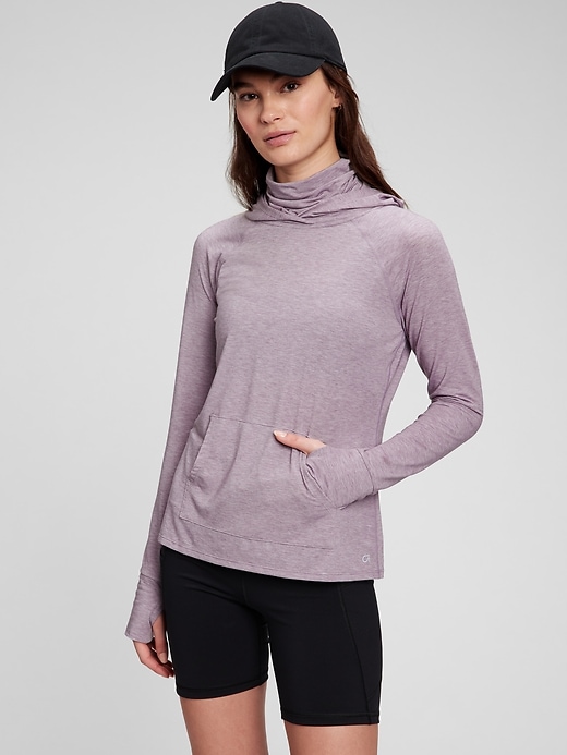 View large product image 1 of 1. GapFit Breathe Hoodie with Mask