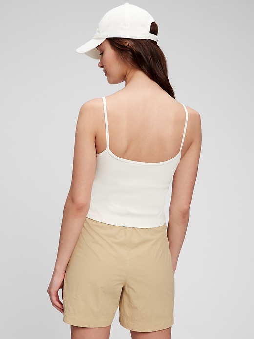 2 of 8 showing, with the color new off white of product GapFit Blackout Rib Brami