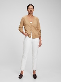 Linen Blend Cardigan | Gap