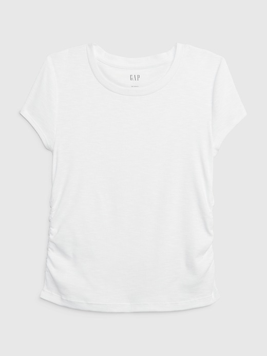 Image number 6 showing, Ruched Cropped T-Shirt