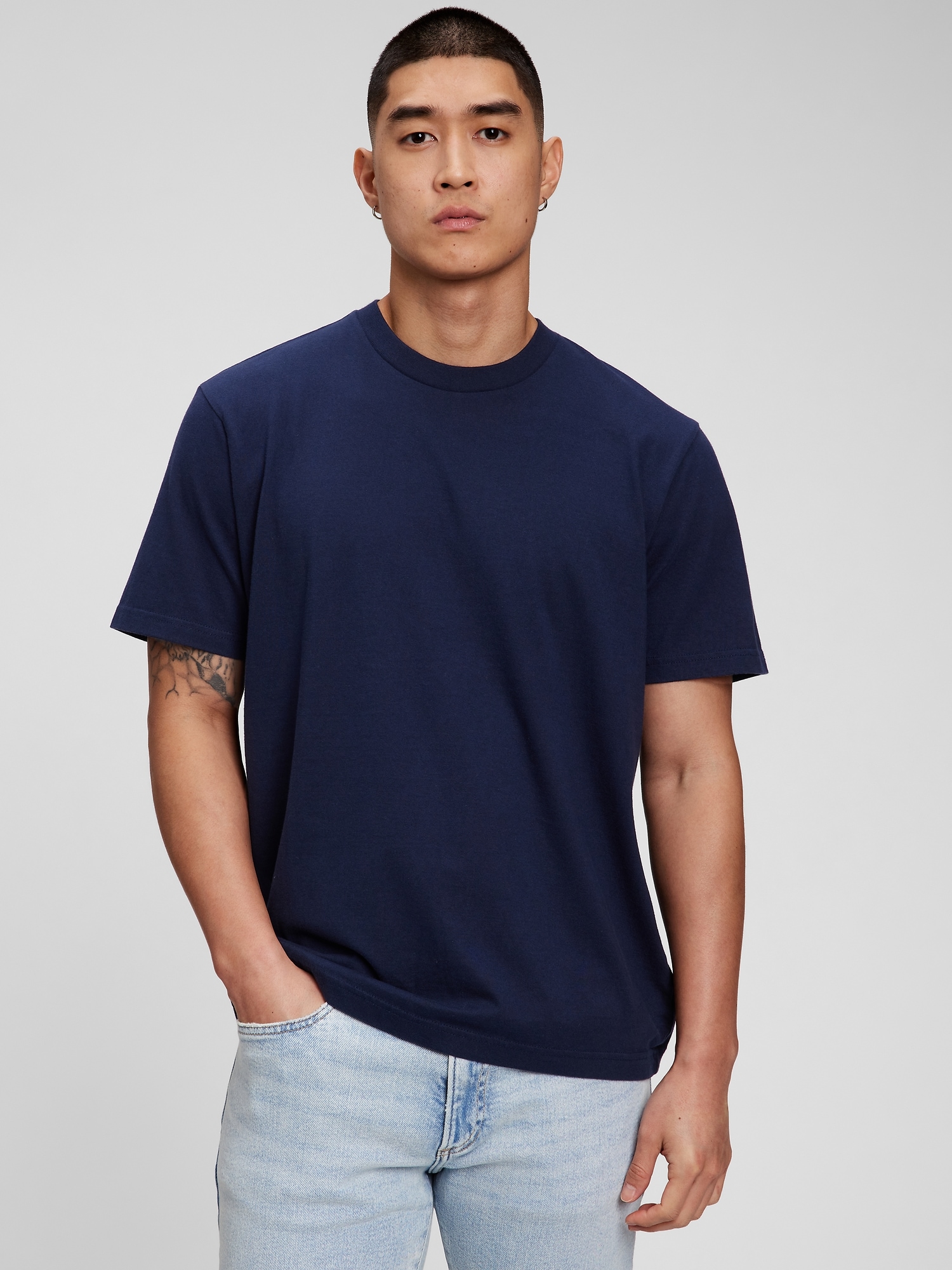 Gap Original T-shirt In Tapestry Navy