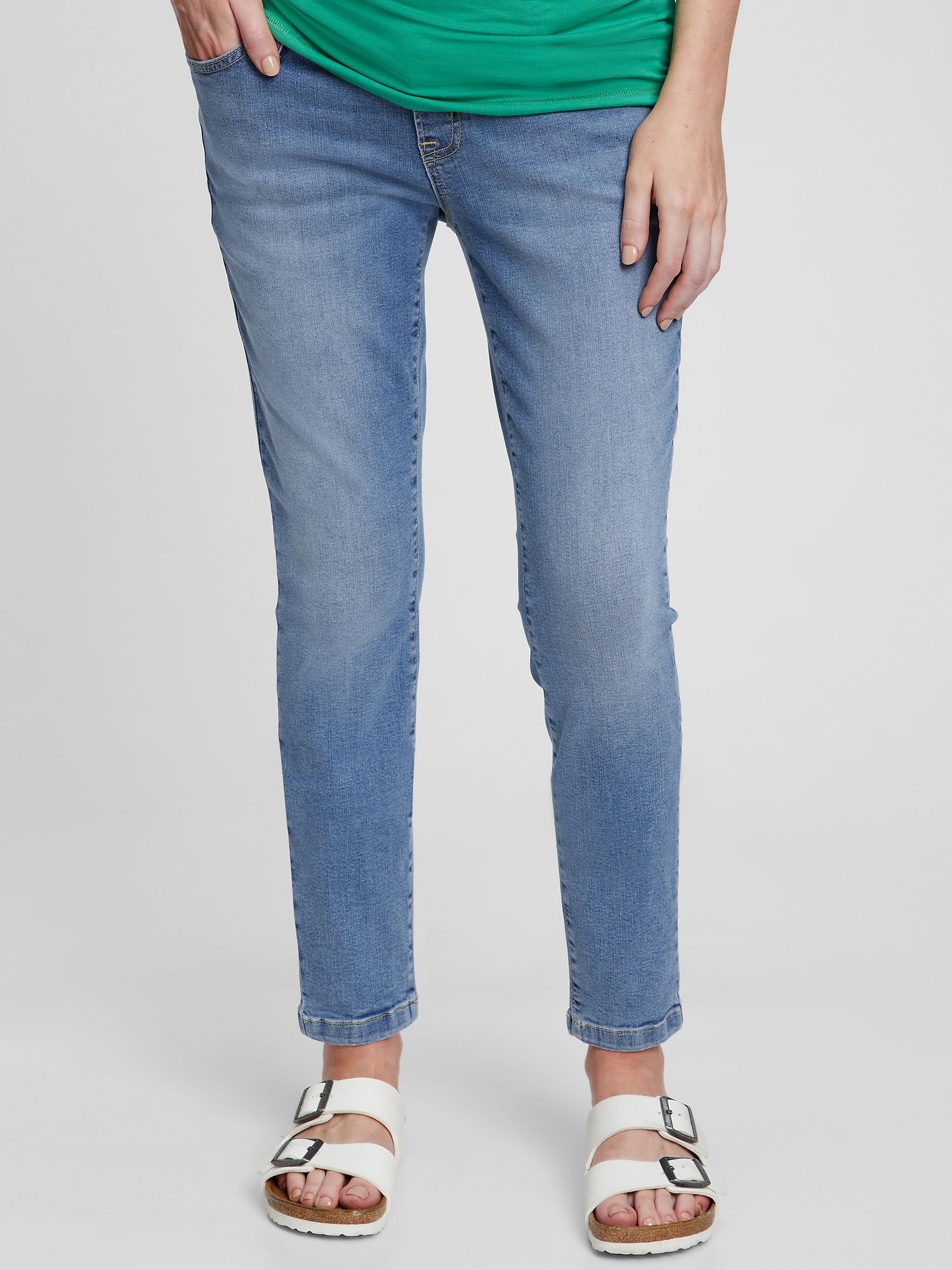 Gap Maternity True Waistband Full Panel True Skinny Jeans