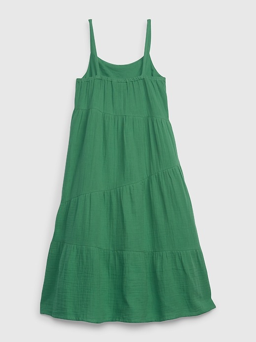Image number 3 showing, Kids Asymmetrical Tiered Dress