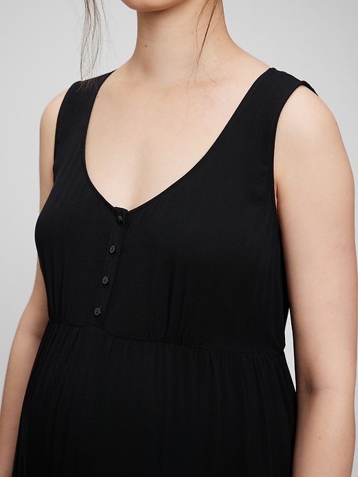 Image number 4 showing, Maternity Maxi Tank Dress