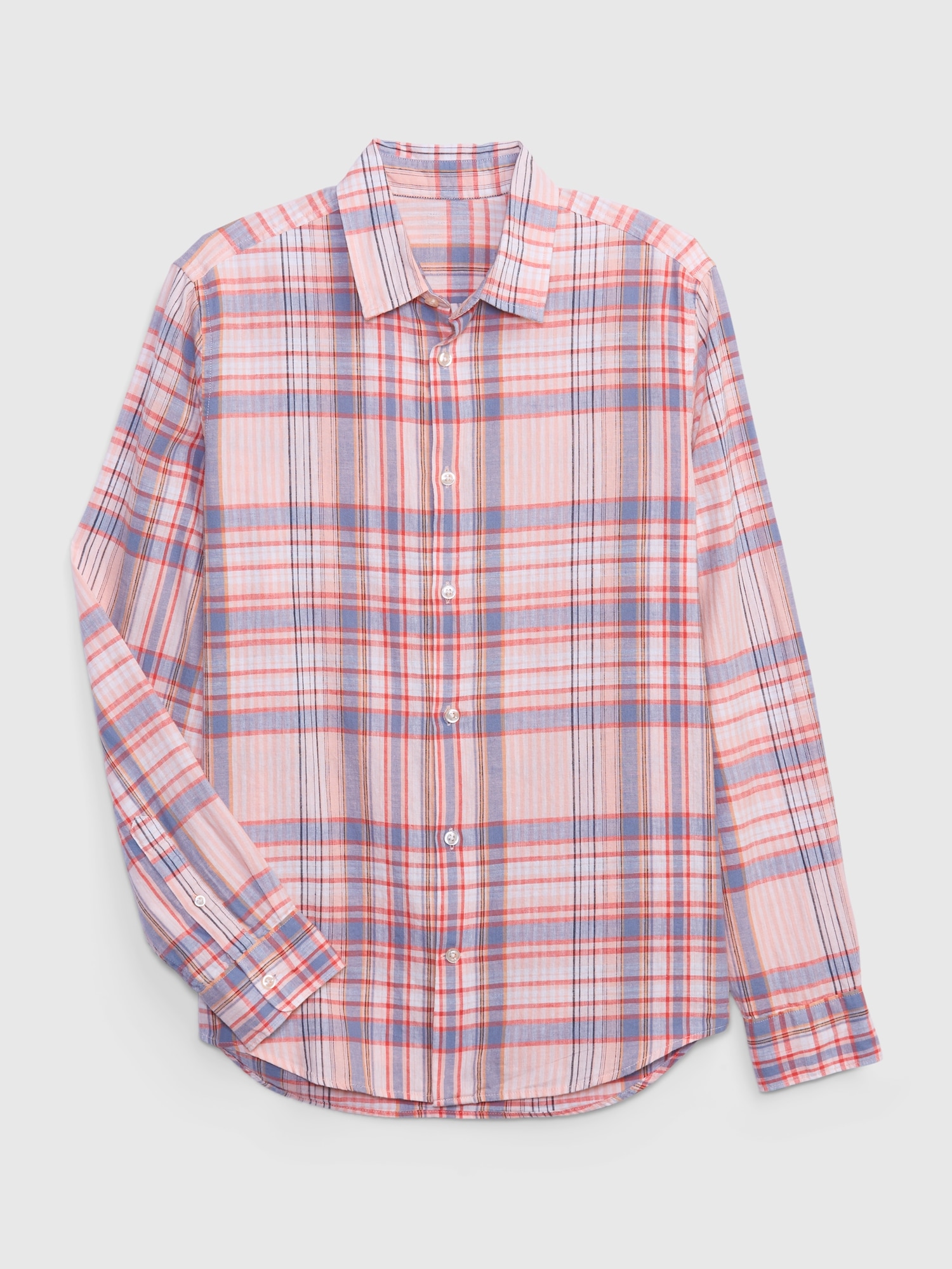 Plaid Shirt in Linen-Cotton | Gap