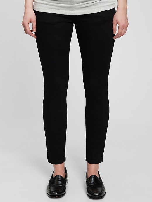 Image number 4 showing, Maternity True Waistband Full Panel True Skinny Jeans
