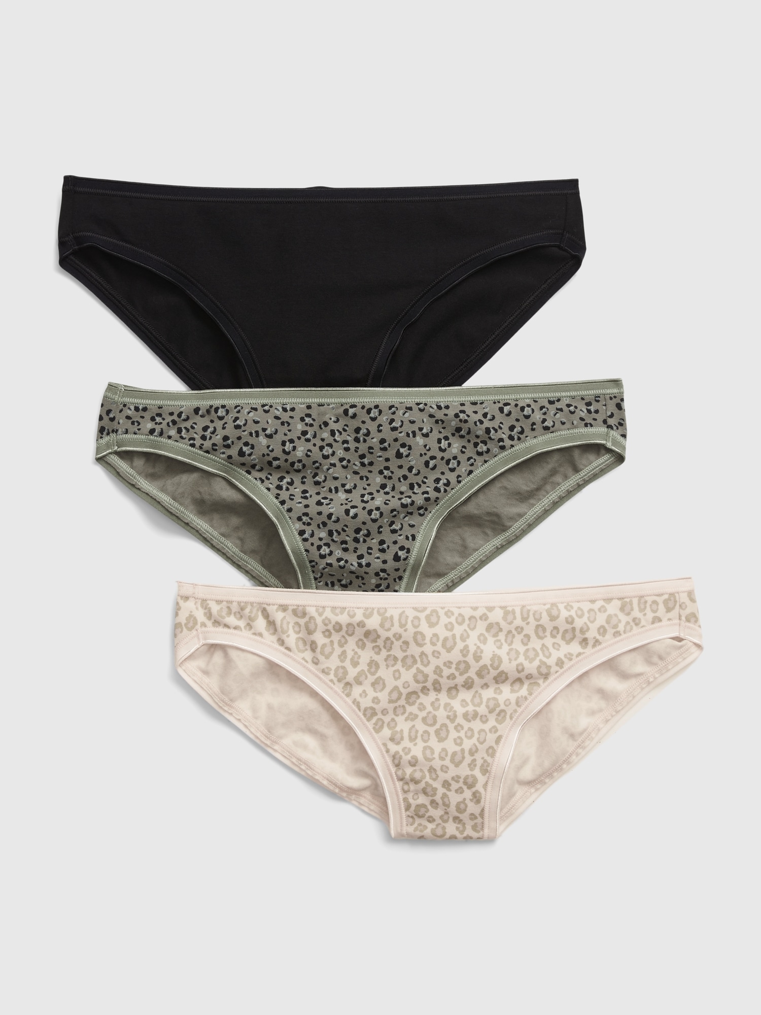 Gap Stretch Cotton Bikini (3-Pack) brown - 536724032