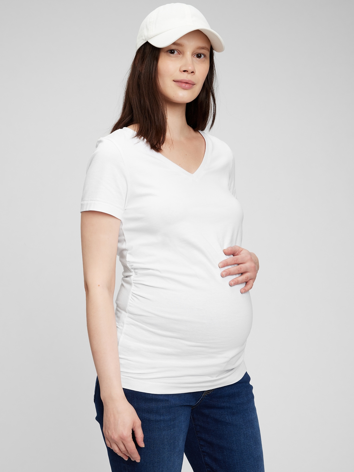 Maternity Cotton Vintage T-Shirt