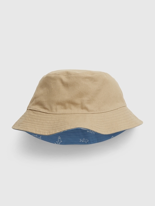 Image number 2 showing, Toddler 100% Organic Cotton Reversible Bucket Hat