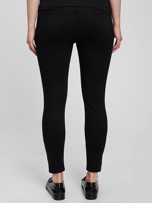 Image number 2 showing, Maternity Full Panel Skinny Jeans with Washwell